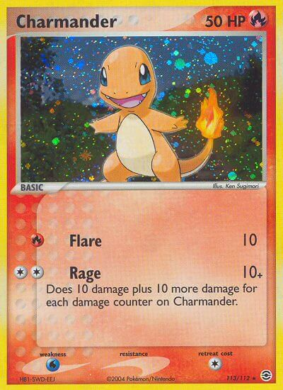 Charmander (113 112) [EX: FireRed & LeafGreen] Hot on Sale