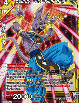 Beerus, Unceasing Rage (BT14-147) [Cross Spirits] Hot on Sale