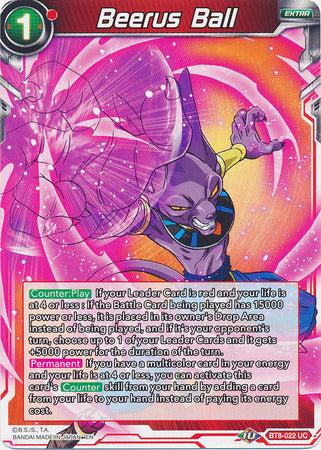 Beerus Ball [BT8-022] For Cheap