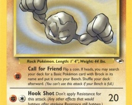 Brock s Geodude (66 132) [Gym Heroes Unlimited] Online Hot Sale