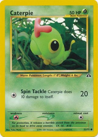 Caterpie (53 75) [Neo Discovery Unlimited] For Discount