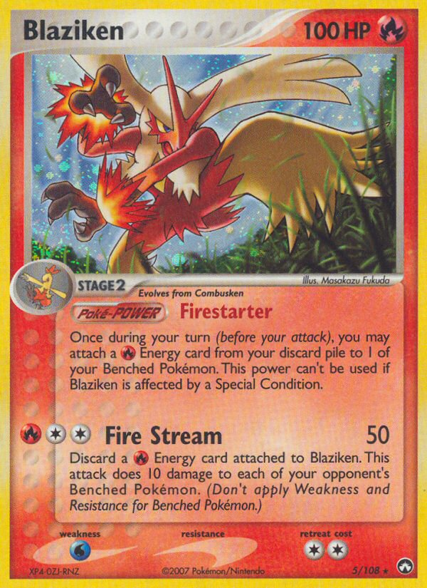 Blaziken (5 108) [EX: Power Keepers] Online Hot Sale