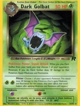 Dark Golbat (24 82) [Team Rocket Unlimited] Online Hot Sale