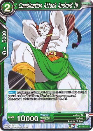 Combination Attack Android 14 [BT3-072] Cheap