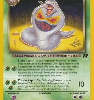 Dark Arbok (19 82) (W Stamped Promo) [Team Rocket Unlimited] Discount