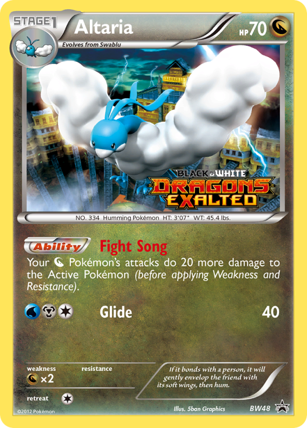 Altaria (BW48) [Black & White: Black Star Promos] Supply