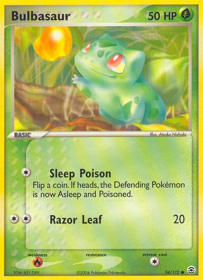 Bulbasaur (54 112) [EX: FireRed & LeafGreen] Discount